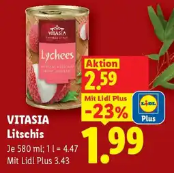 Lidl VITASIA Litschis Angebot