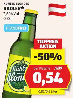 Hofer Kühles Blondes Radler Angebot