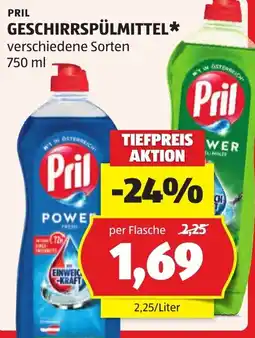 Hofer Pril Geschirrspülmittel Angebot