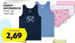 Hofer L&D Kinder-Unterwäsche Angebot