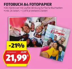Hofer Fotobuch A4 Fotopapier Angebot