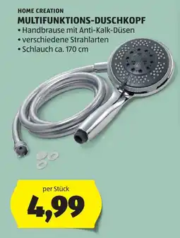 Hofer Home Creation Multifunktions-Duschkopf Angebot