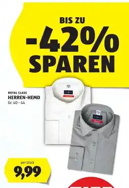 Hofer Royal Class Herren-Hemd Angebot