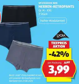 Hofer UP2FASHION MEN HERREN-RETROPANTS Angebot