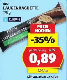 Hofer BBQ Laugenbaguette Angebot