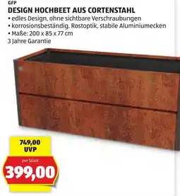 Hofer GFP Design Hochbeet aus Cortenstahl Angebot