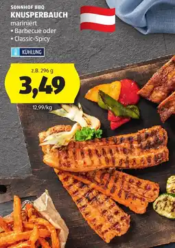 Hofer Sonnhof bbq knusperbauch Angebot