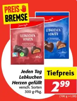 Nah&Frisch Jeden Tag Lebkuchen Herzen Angebot