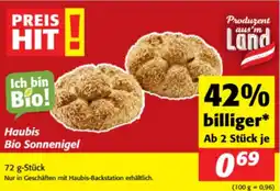 Nah&Frisch Haubis Bio Sonnenigel Angebot