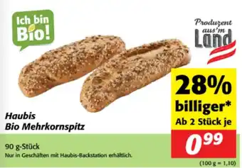 Nah&Frisch Haubis Bio Mehrkornspitz Angebot