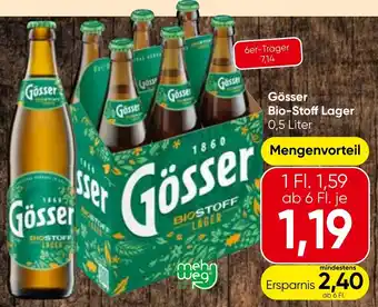 Spar Gösser Bio-Stoff Lager Angebot