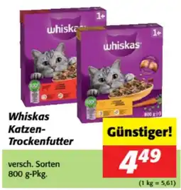 Nah&Frisch Whiskas Katzen-Trockenfutter Angebot