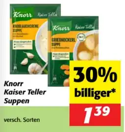 Nah&Frisch Knorr Kaiser Teller Suppen Angebot