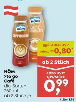 ADEG NÖM >to go Café Angebot