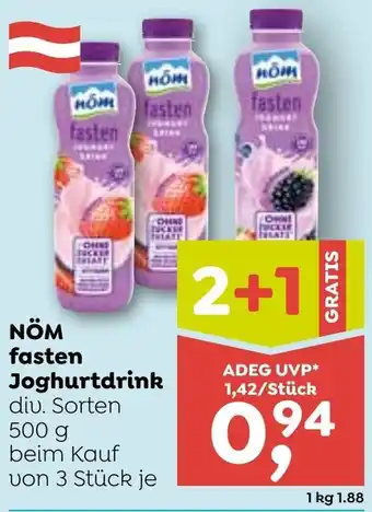 NÖM fasten Joghurtdrink