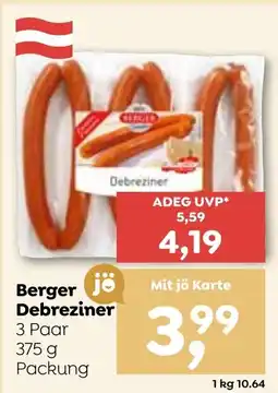 ADEG Berger Debreziner Angebot