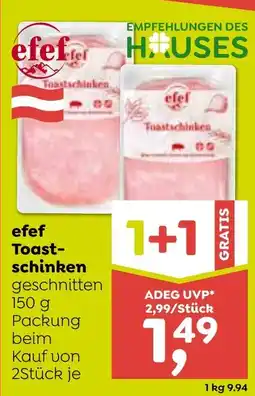 ADEG efef Toastschinken Angebot