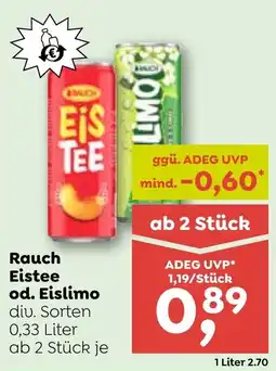 ADEG Rauch Eistee od. Eislimo Angebot