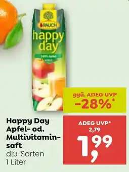 ADEG Happy Day Apfel- od. Multivitamin-saft Angebot