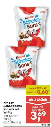 ADEG Kinder Schokobons Angebot