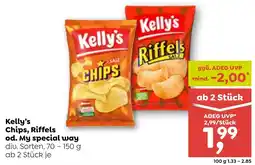 ADEG Kelly's Chips, Riffels Angebot