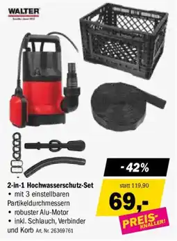 Forstinger WALTER 2-in-1 Hochwasserschutz-Set Angebot