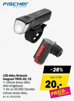 Forstinger Fischer LED-Akku Beleuchtungsset TWIN-30/15 Angebot