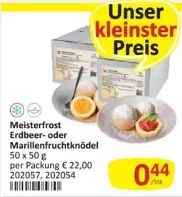 Kastner Meisterfrost Erdbeer- oder Marillenfrucht knödel Angebot