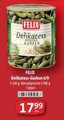 Kastner Felix Delikatess-Gurken Angebot