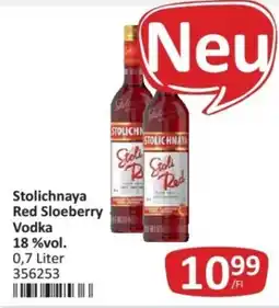 Kastner Stolichnaya Red Sloebery Vodka Angebot