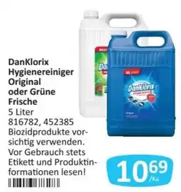 Kastner DanKlorix Hygienereiniger Original oder Grüne Frische Angebot