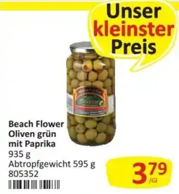 Kastner Beach Flower Oliven grün mit Paprika Angebot