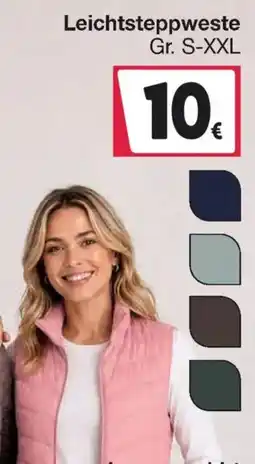 Woolworth Leichtsteppweste Angebot