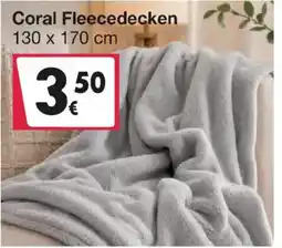 Woolworth Coral Fleece Decken Angebot