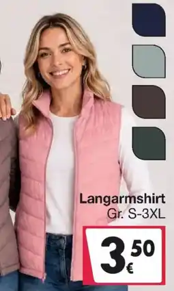 Woolworth Langarmshirt Angebot