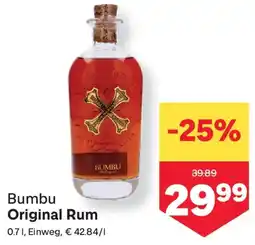MPreis Bumbu Original Rum Angebot