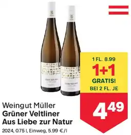 MPreis Weingut Müller Grüner Veltliner Aus Liebe zur Natur Angebot