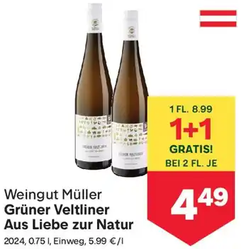MPreis Weingut Müller Grüner Veltliner Aus Liebe zur Natur Angebot