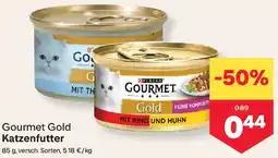 MPreis Gourmet Gold Katzenfutter Angebot