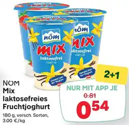 MPreis NOM Mix laktosefreies Fruchtjoghurt Angebot