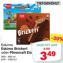 MPreis Eskimo Brickerl oder Minecraft Eis Angebot