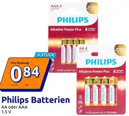 Action Philips Batterien Angebot
