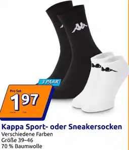 Action Kappa Sport- oder Sneakersocken Angebot