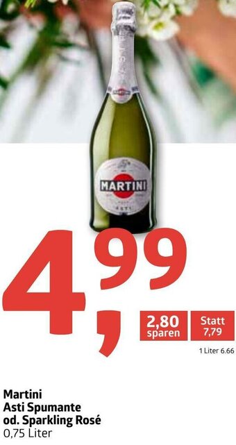 ADEG Martini Asti Spumante Od. Sparkling Rosé Angebot