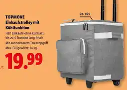 Lidl TOPMOVE Einkaufstrolley mit Kühlfunktion Angebot