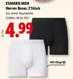 Lidl ESMARA MEN Herren Boxer, 2 Stück Angebot