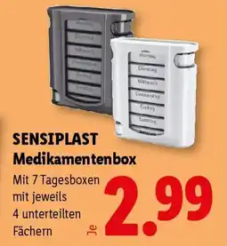 Lidl SENSIPLAST Medikamentenbox Angebot