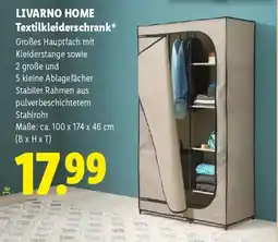 Lidl LIVARNO HOME Textilkleiderschrank Angebot