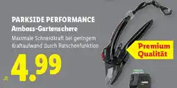 Lidl PARKSIDE PERFORMANCE Amboss-Gartenschere Angebot