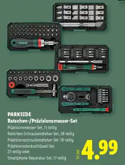 Lidl PARKSIDE Ratschen-/Präzisionsmesser-Set Angebot